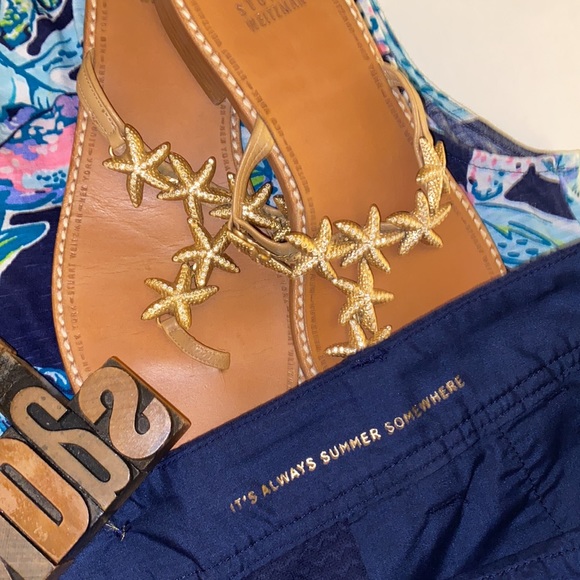 🌴LILLY PULITZER ‘The Callahan Short’ in Textured Chevron in Navy - Picture 8 of 10